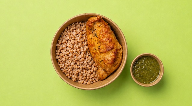 Chicken Steak with Buckwheat