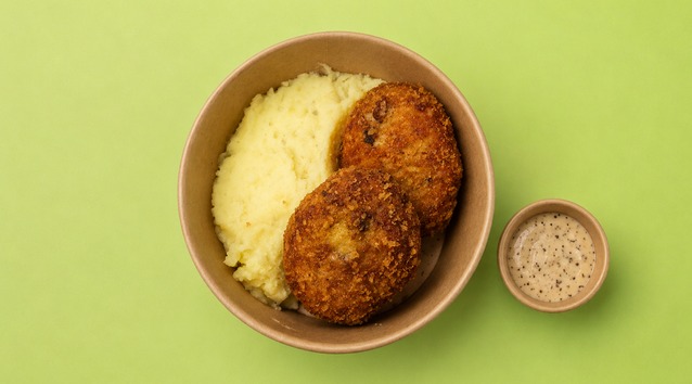 Chicken Kotleti with Mash