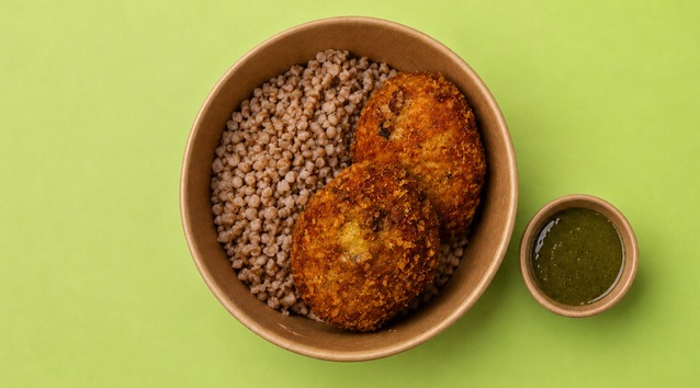 Chicken Kotleti with Buckwheat