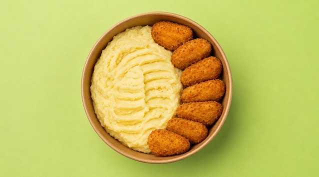 Chicken Nuggets with Mash
