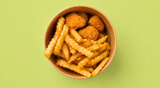 Chicken Nuggets with Fries