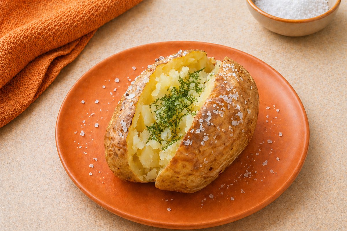 Potato with Garlic Butter and Dill