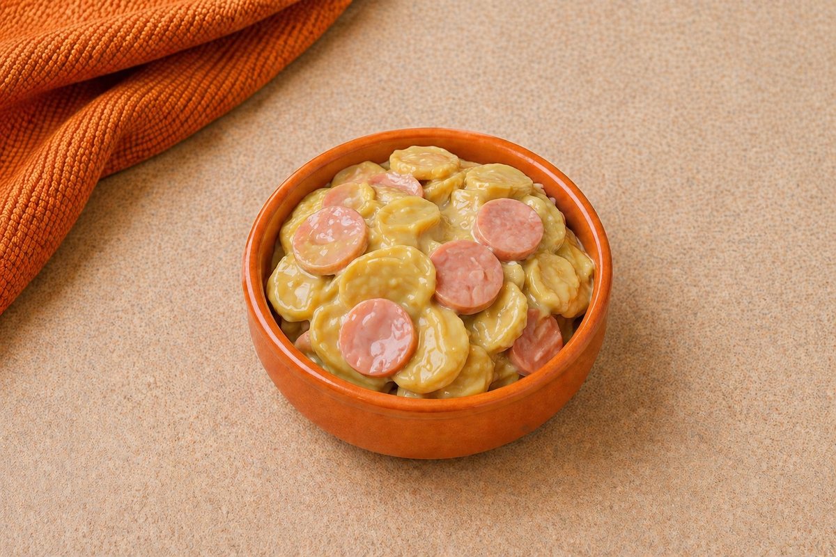 Sausage in Mustard Sauce
